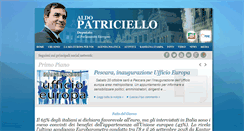 Desktop Screenshot of patriciello.it